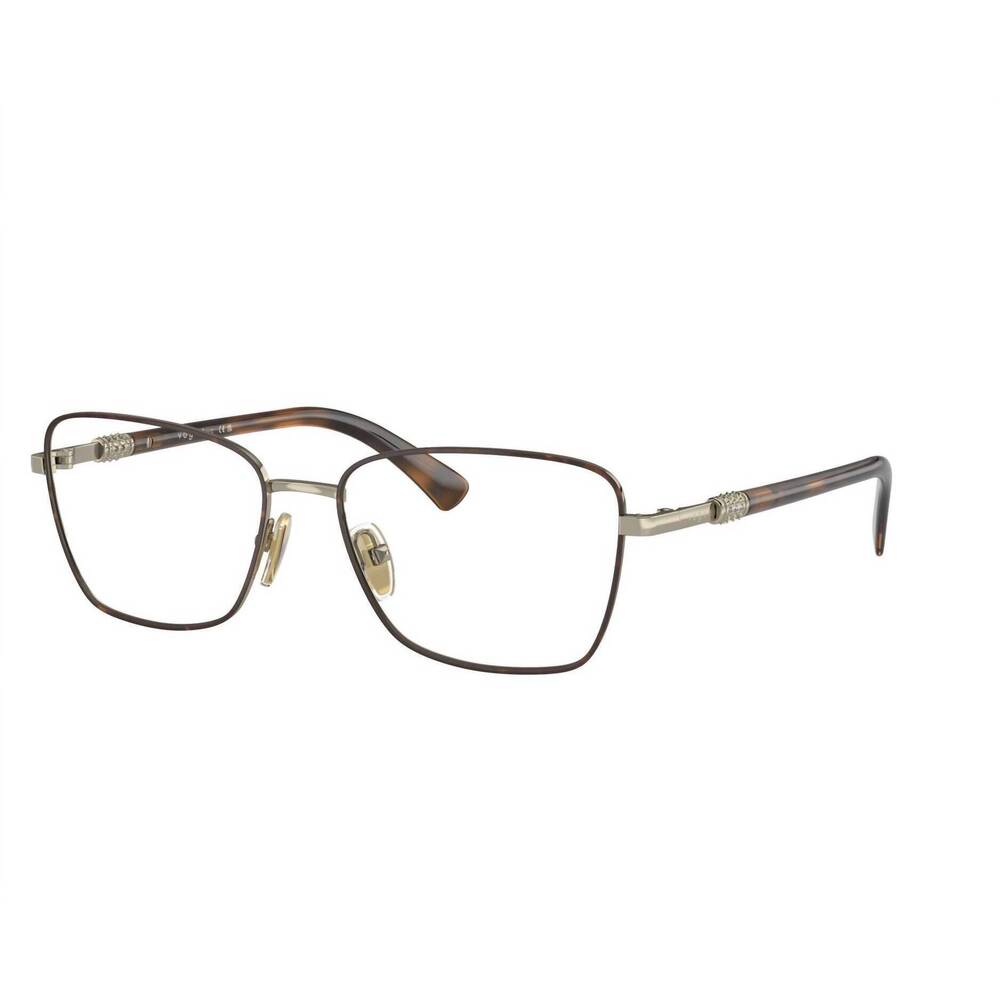 NEW VOGUE EYEWEAR women's vo 4271-b eyeglasses in havana pale gold